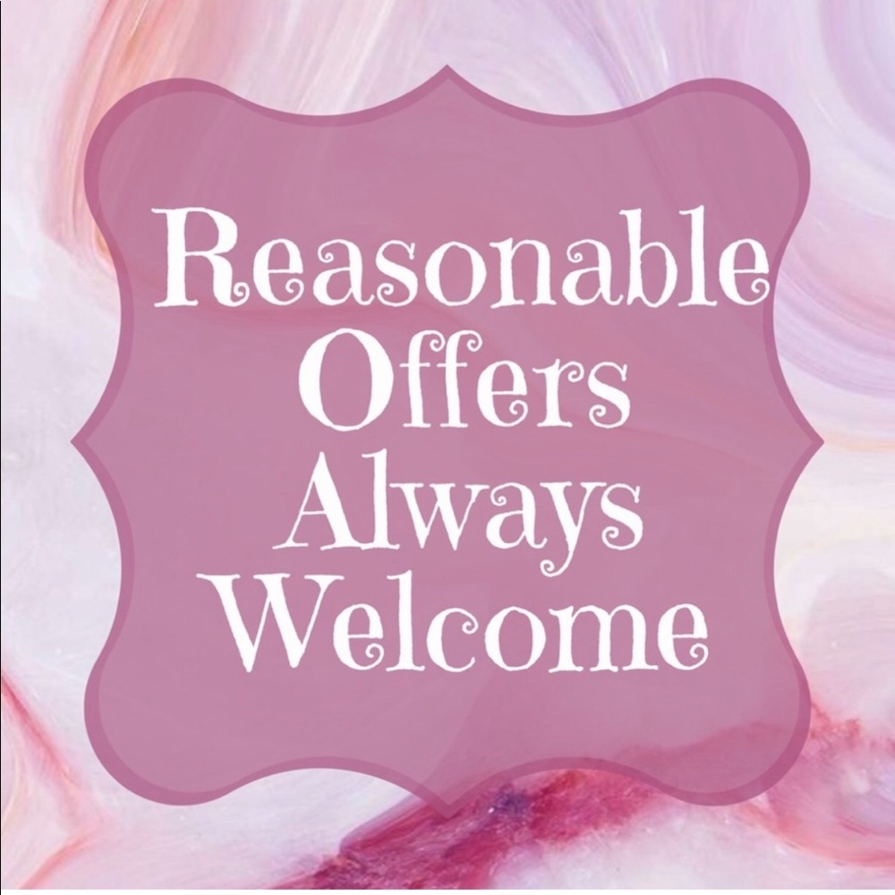 Reasonable offers welcomed!